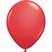 5 Ballons de baudruche Biodégradable Rouge 