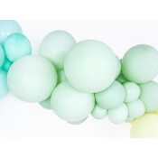 5 Ballons de baudruche Biodégradable Sauge Green 