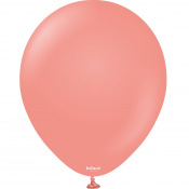 5 Ballons latex biodégradables Corail Pastel