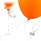 Attaches facile avec ruban pour Ballons latex (x10)