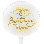 Ballon Mylar Aluminium Happy Birthday to You  35 cm