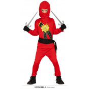 Déguisement Ninja Guerrier Rouge