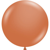 Grand Ballon en latex Terracotta 60 cm