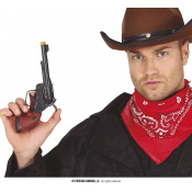 Pistolet Cowboy Noir 20 cm