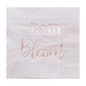 Serviettes en papier Baby in Bloom (x16)