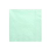 Serviettes en papier Mint Clair Uni (x20)