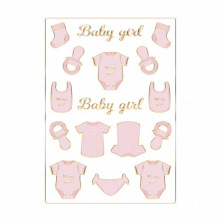 30 Stickers - Baby Girl 
