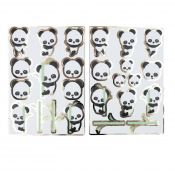 25 Stickers - Baby Panda