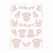 30 Stickers - Baby Girl 