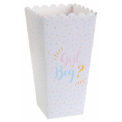 Boîtes à popcorn Boy or Girl (x8)