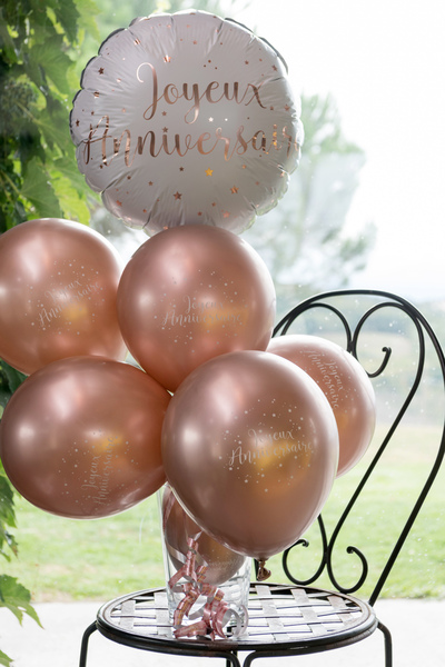 12" Joyeux Anniversaire Imprimé Ballons 21st Fête Anniversaire Pack De 10