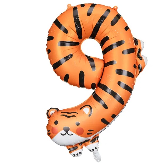 Ballon Hélium Anniversaire Animaux Tigre