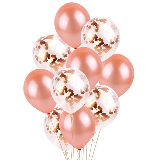 Lot 10 Ballons métal de baudruche Blanc Rose Ourson et C'est une Fille, ø  28 cm - Ballon baudruche - Creavea