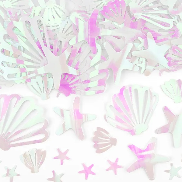 pailles motif confettis en papier anniversaire confetti party