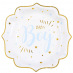 Assiettes en carton Baby Boy Bleu (x10)