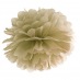 Pompon Fleur de Papier en soie  suspendre Or Brillant 