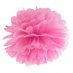 Pompon Fleur de Papier en soie  suspendre Rose Fuschia