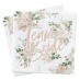 Serviettes en papier Team Bride Floral Rose Gold (x16)