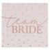Serviettes en papier Team Bride Rose Gold (x16)