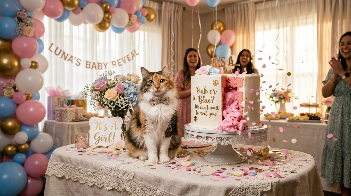 Cat gender reveal party : idées