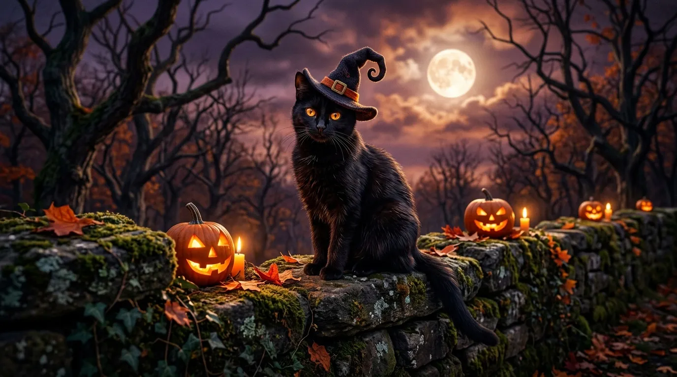 Chat halloween : photos et images HD