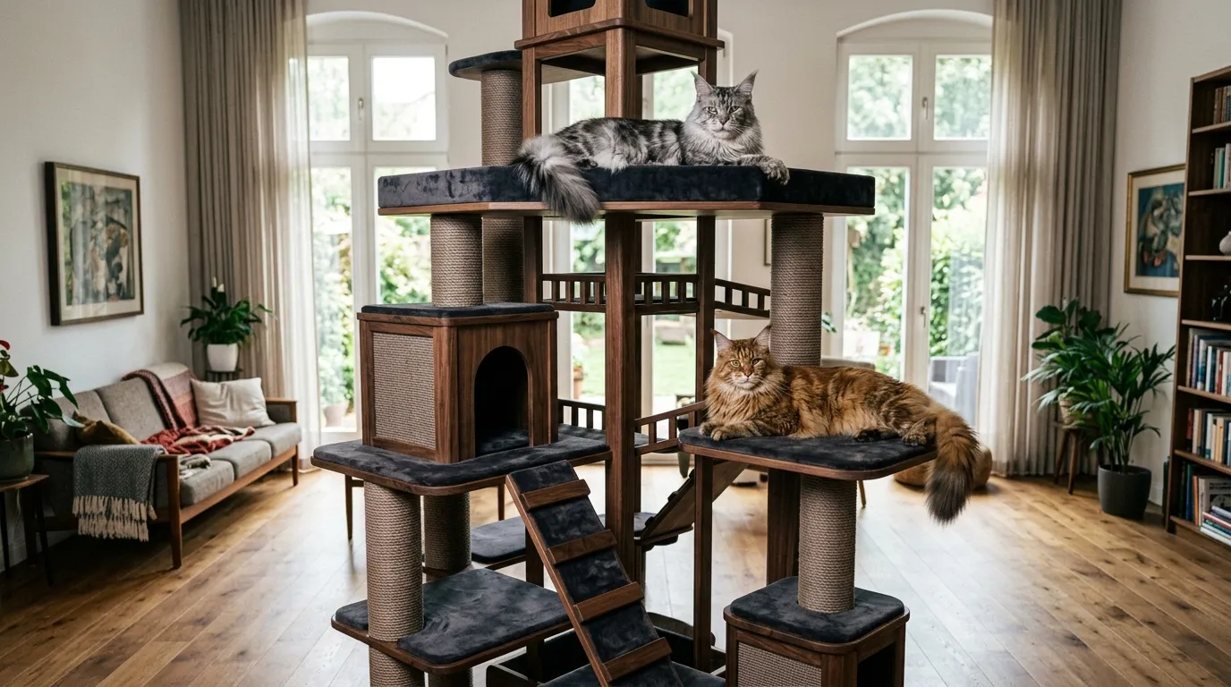 Cat stand teaux pour chats grands