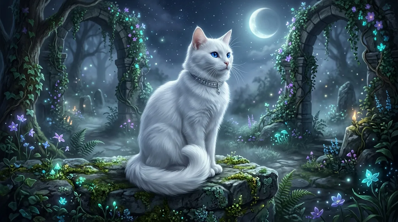 Chat blanc : personnage et univers