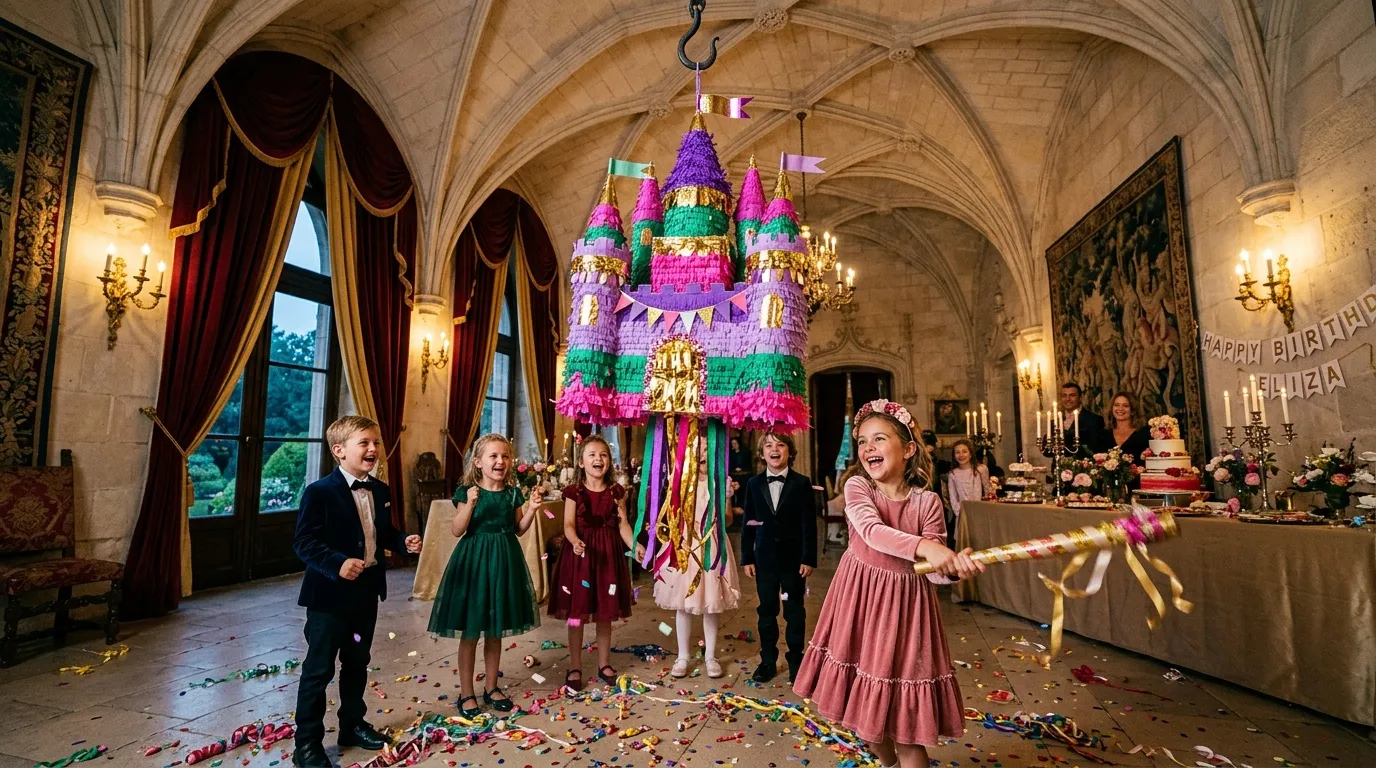 Piñata château : idées créatives pour anniversaire