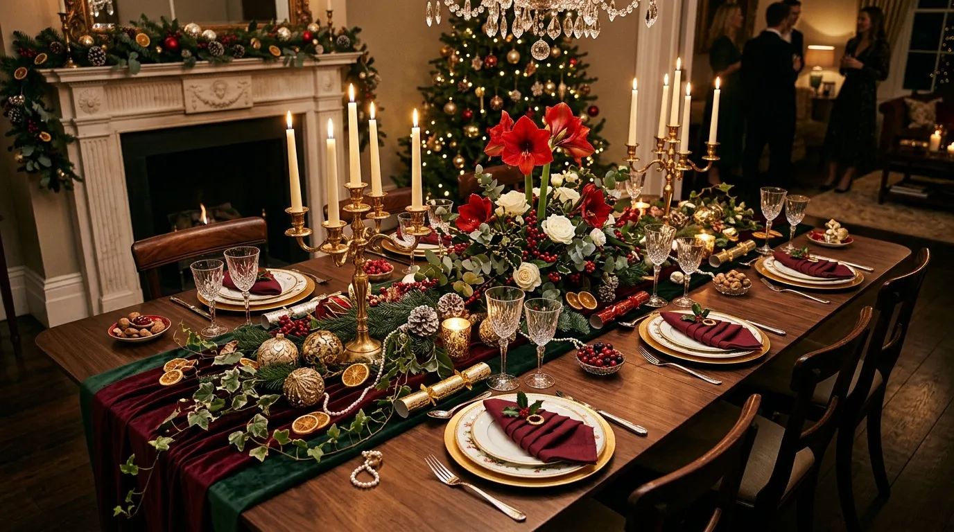 Idées décoration table Noël : 40 inspirations