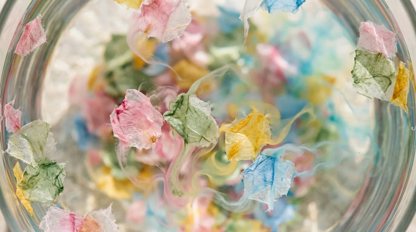 Confetti hydrosoluble : collections biodégradables