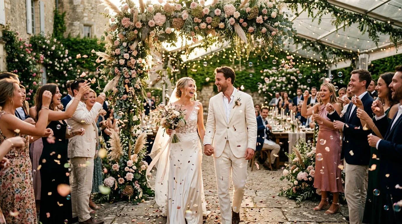 Jets de scène mariage : guide complet d'animation