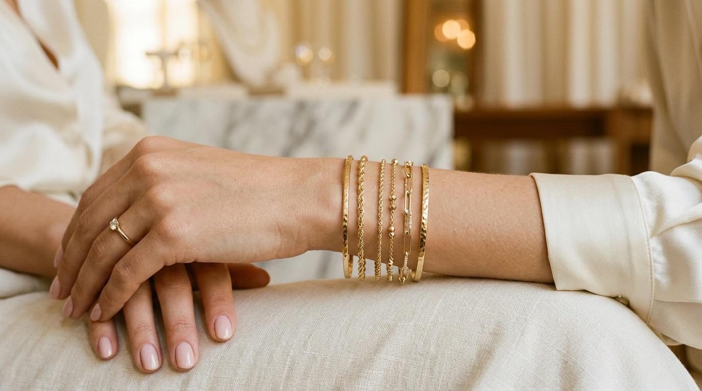 Bracelet femme doré élégant : les plus beaux bracelets en or pour femme