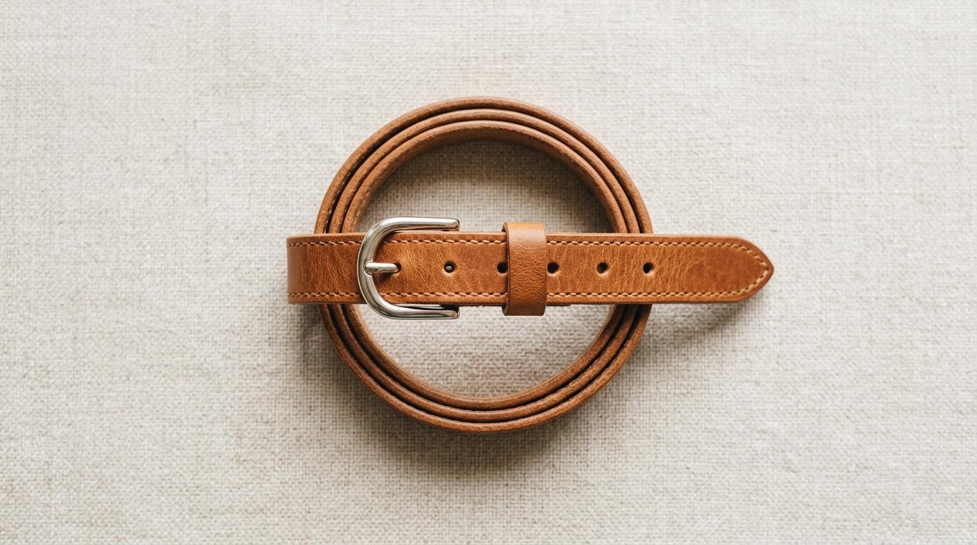 Ceinture en cuir pour enfant fille ou garçon