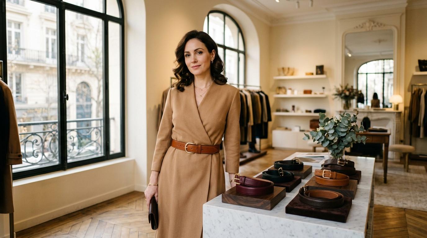 Ceintures en cuir femme : collection élégante