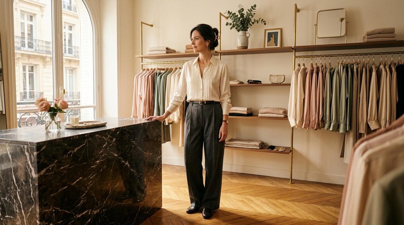 Chemises et chemisiers femme élégants, chics et tendance