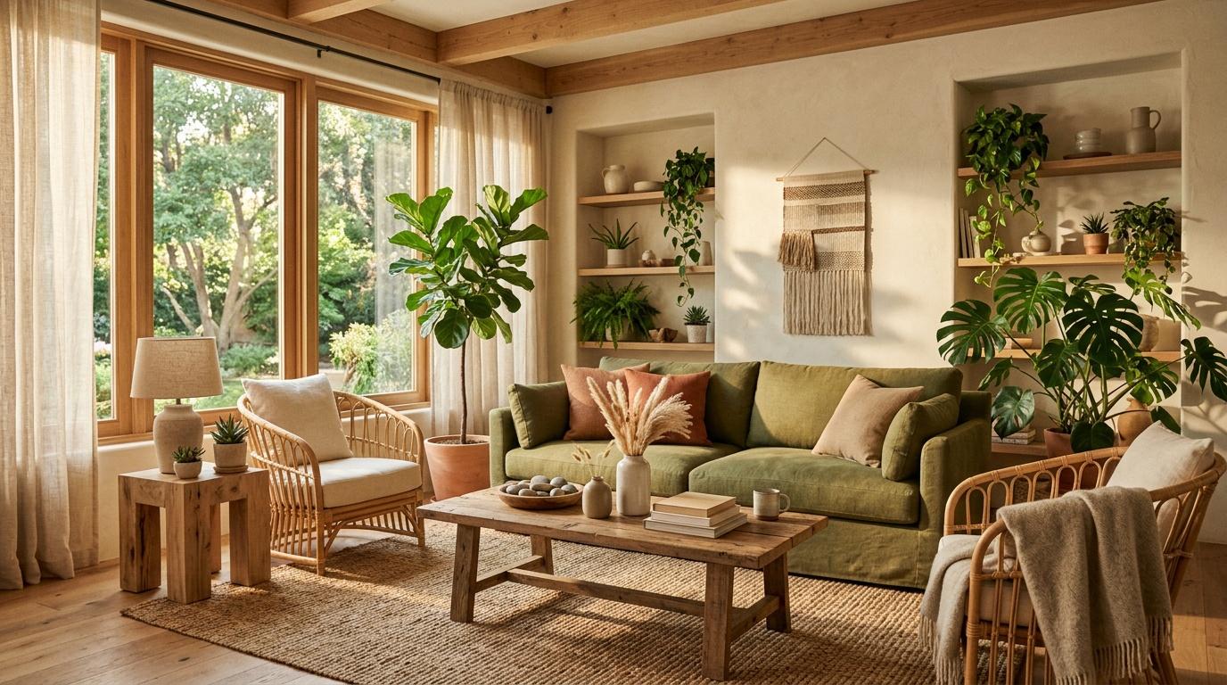 Idées déco salon style nature : les incontournables pour une ambiance naturelle