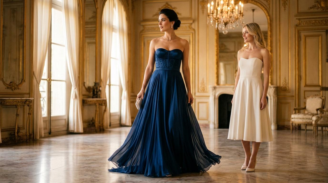 Robes bustier femme élégantes : longues & courtes