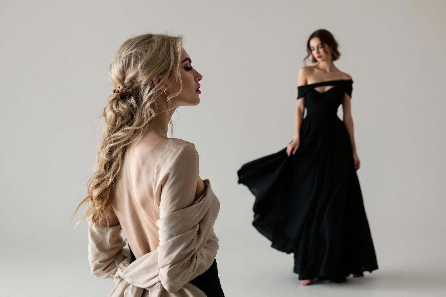 Robes de soirée noires femme | en ligne | longue, courte