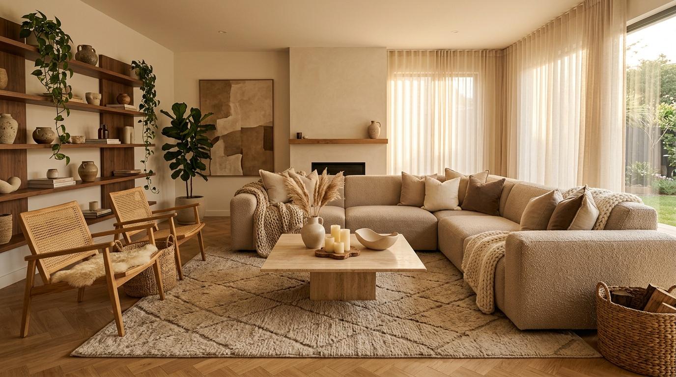 Salon beige moderne : idées déco cosy et élégantes pour votre intérieur