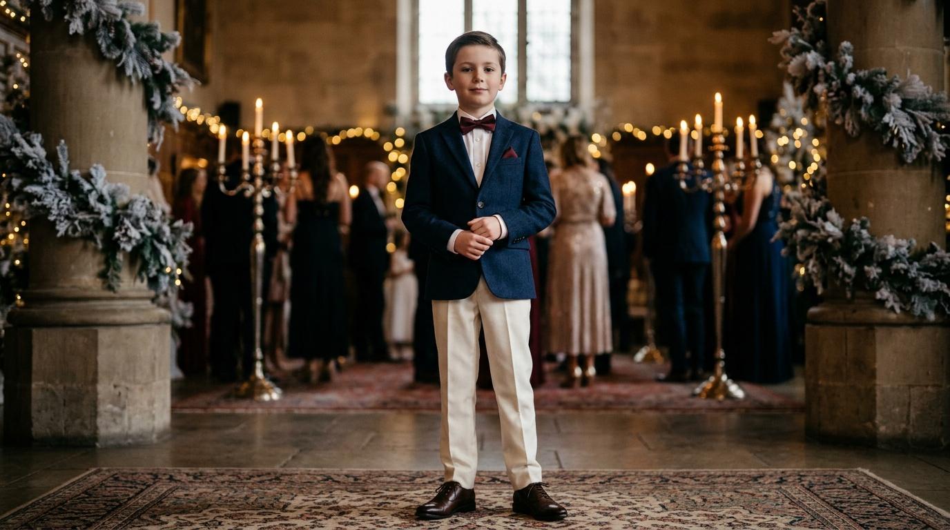 Vêtements garçon chic hiver : tenues de cérémonie et ensembles
