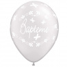 Ballons Latex Baptme & Papillon (x5)