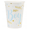 Gobelets en carton Baby Boy Bleu (x10)