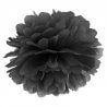 Pompon Fleur de Papier en soie  suspendre Noir